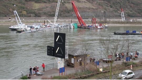 Havarie an der Loreley: B 9 wird am Sonntag gesperrt