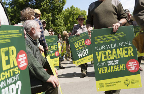 Protest gegen neues Jagdgesetz: Jäger erhöhen den Druck