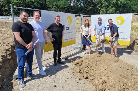 Lichthaus Müller baut neuen Firmensitz an der B9
