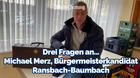 Kommunalwahl 2024: Drei Fragen an... Michael Merz, Bürgermeisterkandidat Ransbach-Baumbach