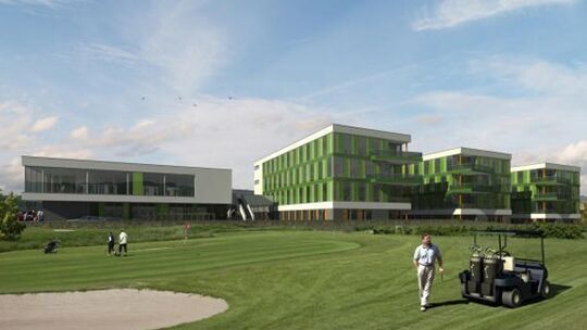 Golfer rollen bald über neue Straße zum Hotel