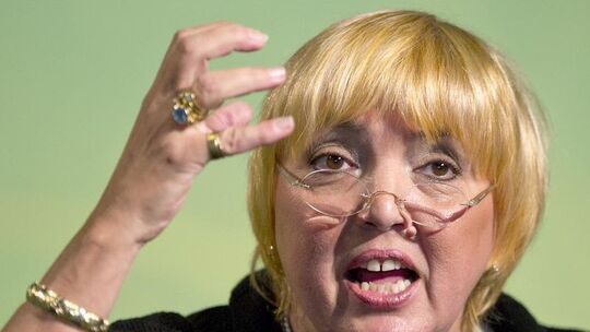 Claudia Roth beim Landesparteitag