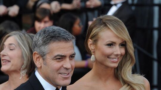 Oscars - George Clooney & Stacy Keibler