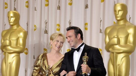 Oscars - Meryl Streep und Jean Dujardin