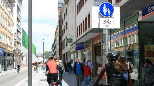 Radweg Casinostraße