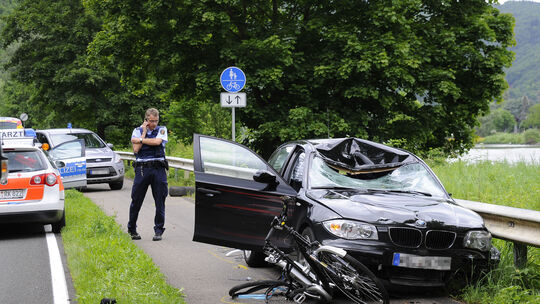 Zwei Radfahrer wurden bei dem Unfall getötet.