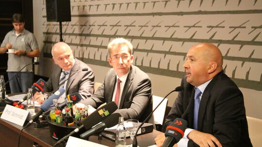 Pressekonferenz auf dem Ring