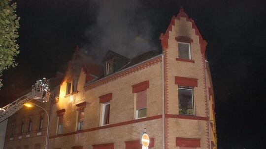 Wohnhaus Brand in Saarbrücken
