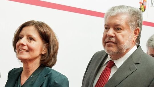 Malu Dreyer und Kurt Beck (beide SPD)