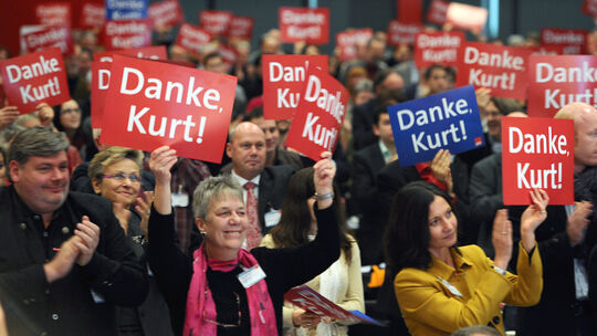 SPD-Parteitag: Szener einer Machtübergabe in Rheinland-Pfalz