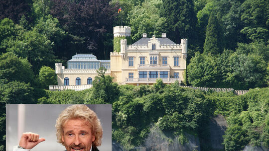 14 Zimmer, 800 Quadratmeter Wohnfläche: Schloss Marienfels in Remagen, das Entertainer Thomas Gottschalk gehört, soll verkauft w