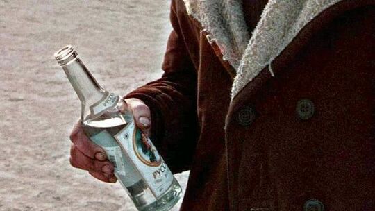 Wodka-Flasche