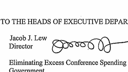 Zu kindliche Unterschrift? Die Signatur des künftigen US-Finanzministers Jacob "Jack" Lew.
