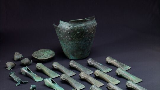 3000 Jahre alte Werkstatt im Boden versteckt