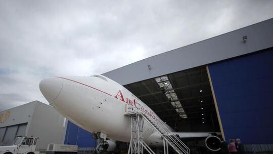 Frachtflugzeug von Air Cargo Germany