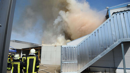 Großbrand in Mendiger Disco