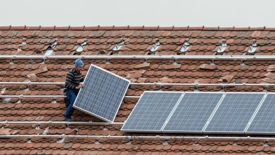 Photovoltaik-Anlage auf Dach