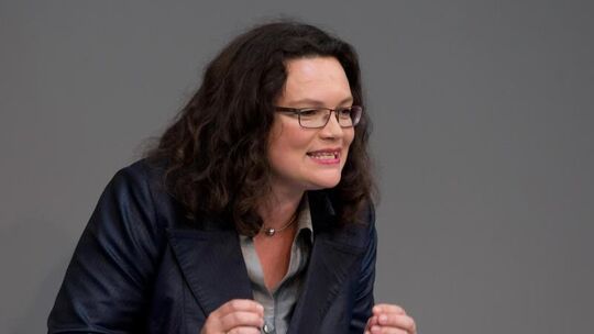 SPD-Generalsekretärin Andrea Nahles