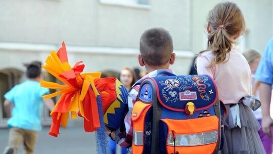 Kinder bei der Einschulung