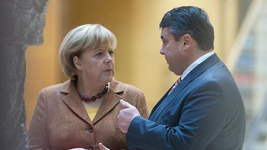 Angela Merkel und Sigmar Gabriel