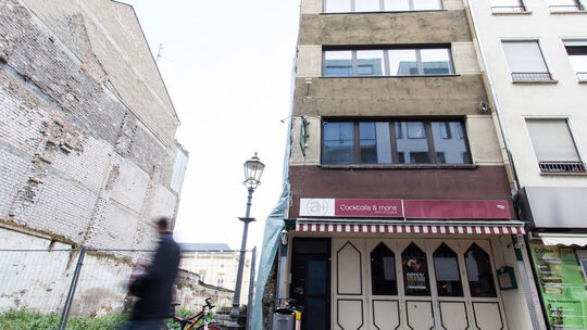 Baulücke in in der Firmungstraße: Hier plant Tayhus ein Garni-Hotel, ein Hotel ohne Restaurant.