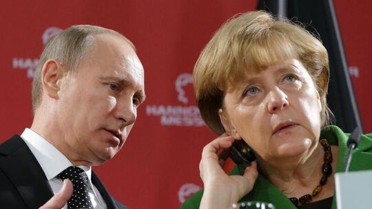 Putin und Merkel