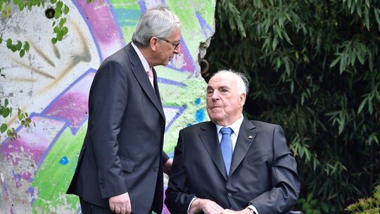 Juncker bei Kohl Juncker bei Kohl