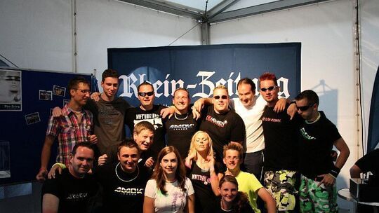 Euer Foto vom RZ-Stand in der Medienlounge - Freitag auf Samstag
