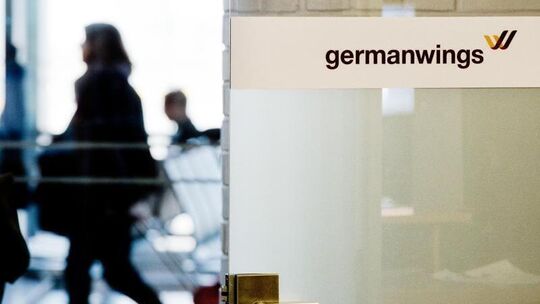 Germanwings-Abfertigung in Hannover