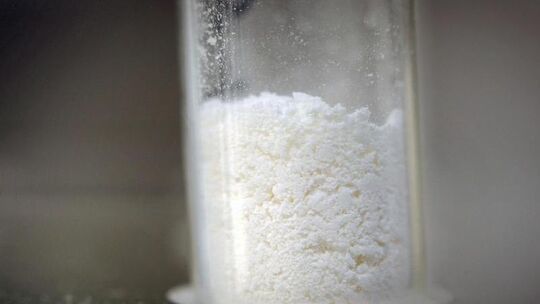 Eine Probe mit Amphetamin