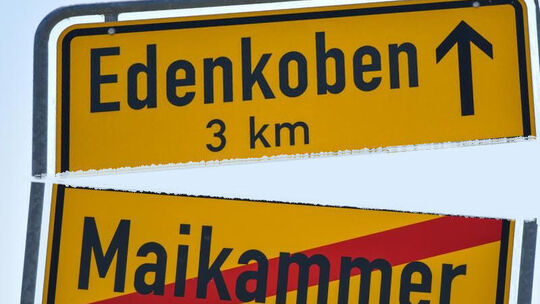 Ortsschild Maikammer-Edenkoben
