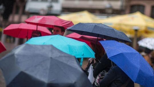Regenwetter in Frankfurt/Main