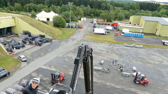 Fotos: Der Aufbau der Nature One 2015 hat begonnen