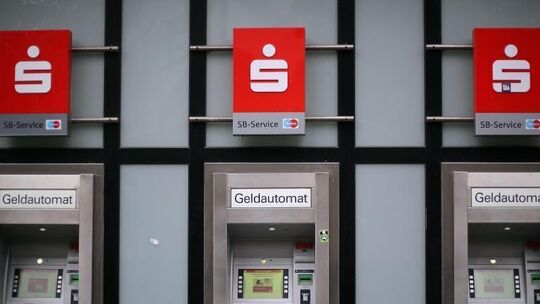 Geldautomaten der Sparkasse