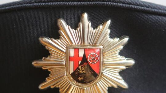 Das Polizeiwappen von Rheinland-Pfalz