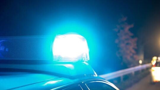 Blaulicht an Polizeiwagen