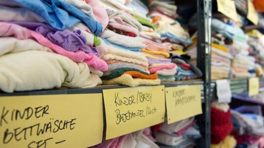 Kinderkleidung für Flüchtlinge