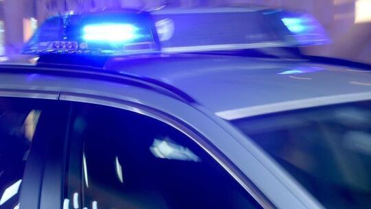 Blaulicht auf Polizeiwagen