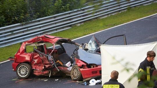 Unfall auf dem Nürurgring