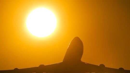 Flugzeugstart