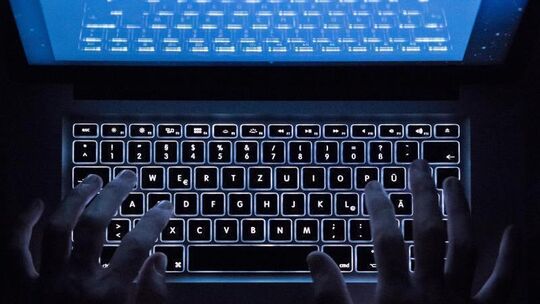 Dunkles Laptop