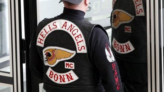 Mitglieder des Hells Angels MC Bonn