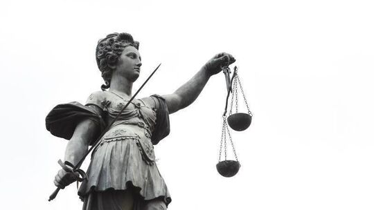Statue der Justitia