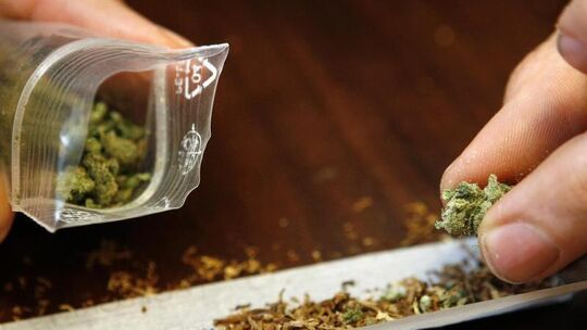 Joint mit Marihuana