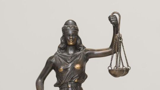 Die Figur einer «Justitia»