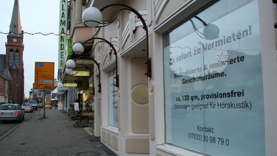 Leerstände in der Wilhelmstraße