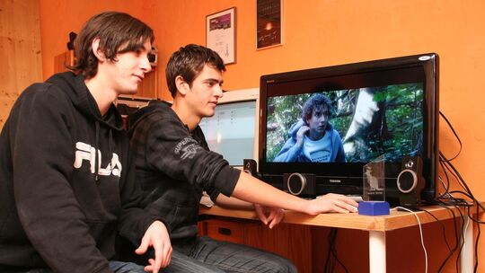 Filmemacher Simon Pilarski und Simon Spieske