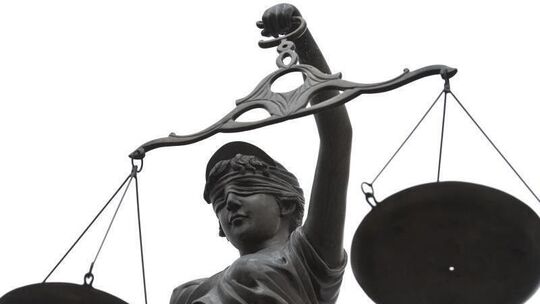 Statue der Justitia