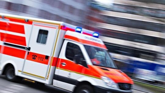 Rettungswagen im Einsatz