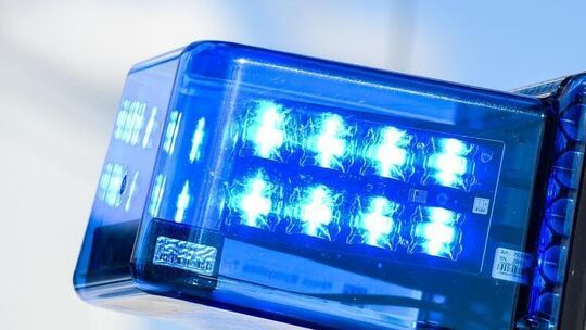 Ein Blaulicht der Polizei